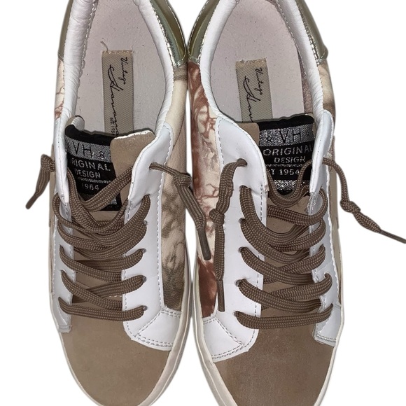 Vintage Havana Nelly Women’s 7.5 Taupe Marble Mix Sneakers Casual Star Design - Picture 3 of 16